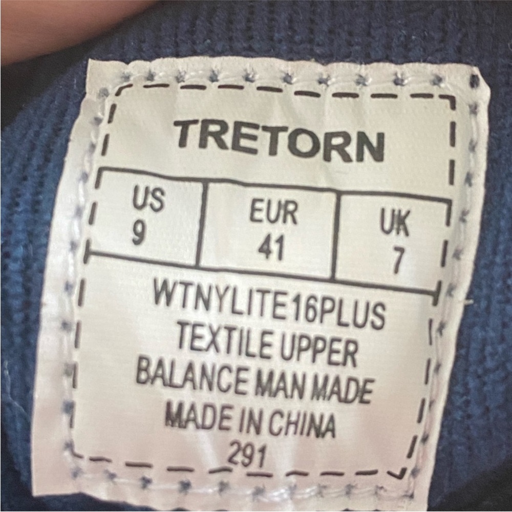 Tretorn Women's Velvet Navy Sneakers - Picture 4 of 5